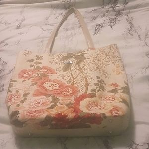 Floral Shoulder Tote/Bag